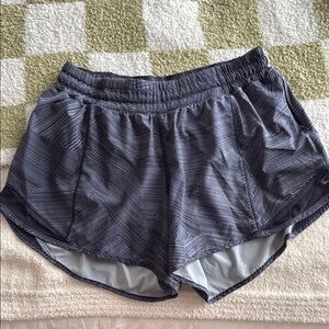 lululemon athletica Black Striped Athletic Shorts